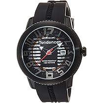 Amazon | [テンデンス] 腕時計 DOME ドーム ブラック 文字盤